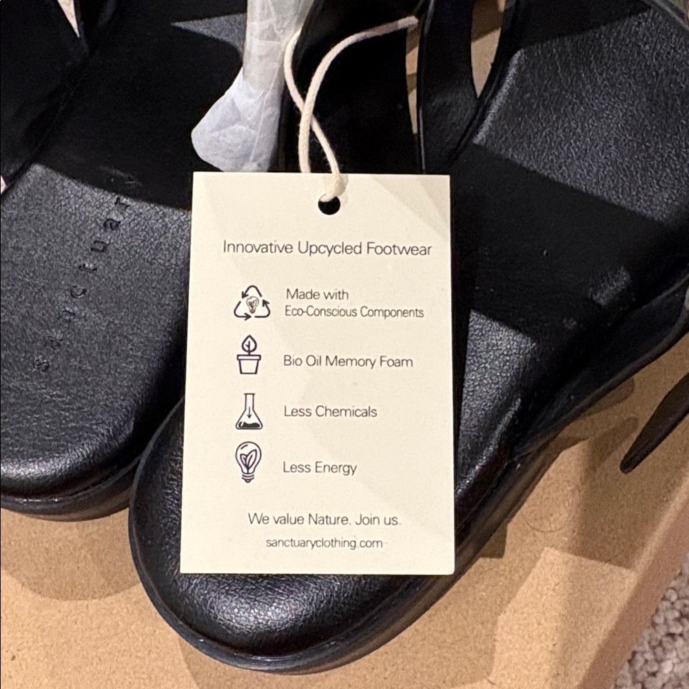 New in box! Sanctuary Green Sandals comfort 8 - Picture 5 of 8
